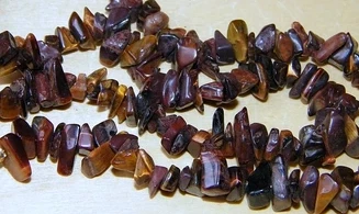 Red Tigereye Chips Necklace