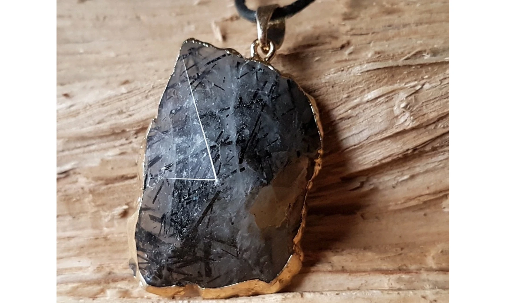 Cristal Tourmaline pierre pendentif