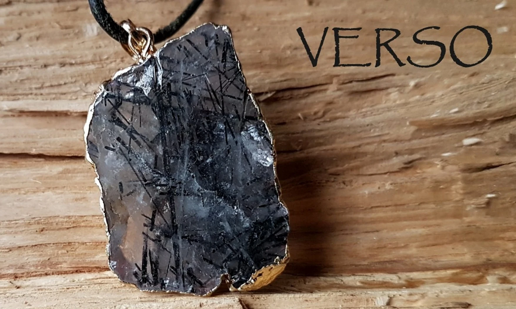 Cristal Tourmaline pierre pendentif