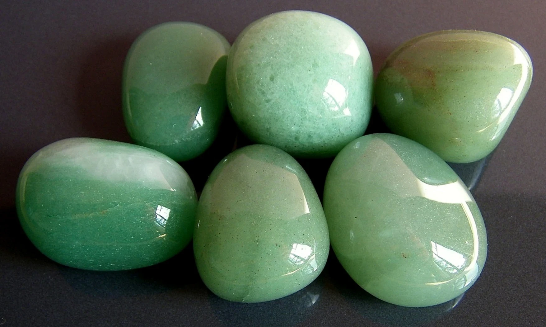 Aventurine verte pierre roulée