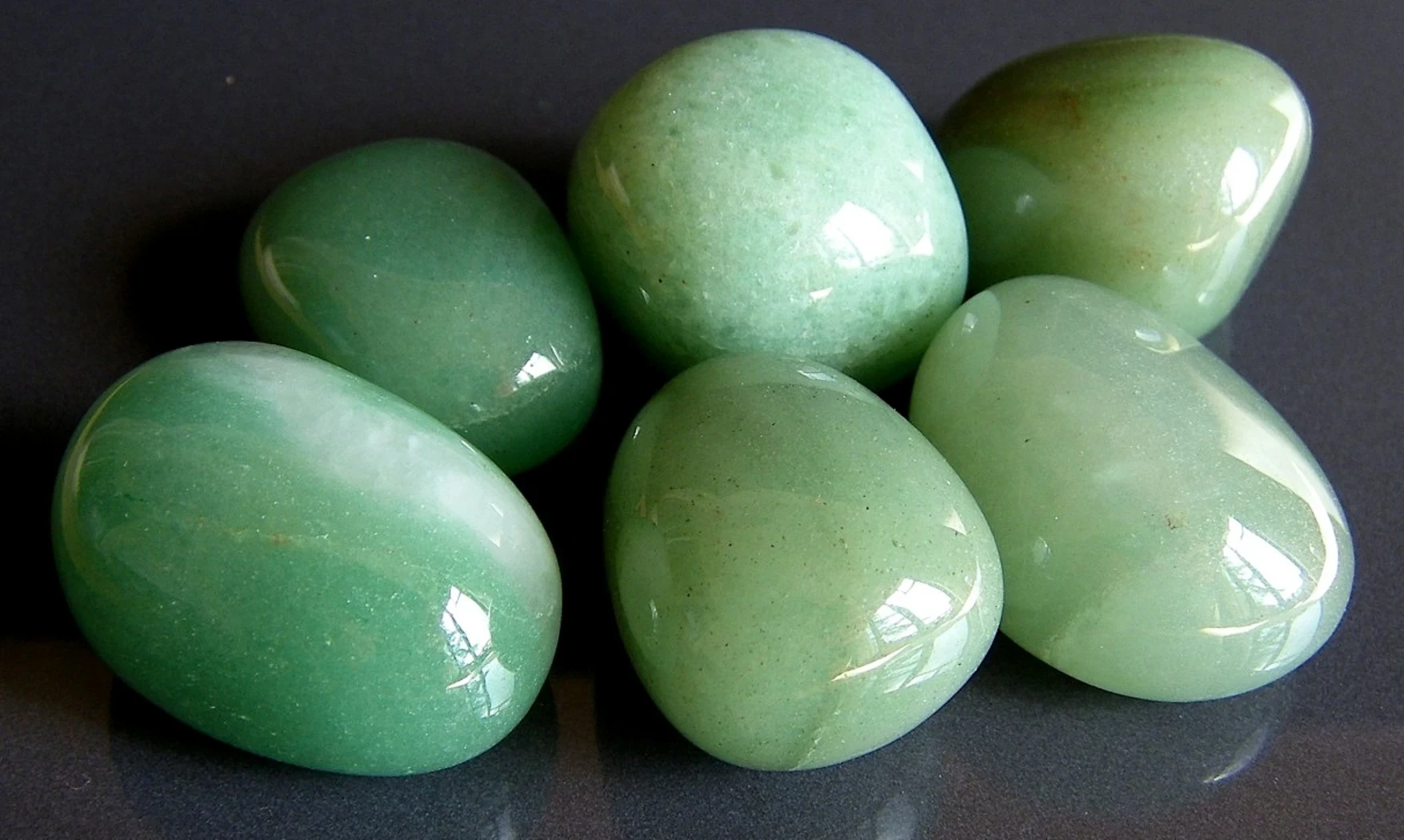 Aventurine verte pierre roulée