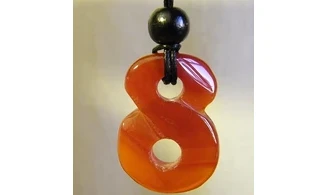 Cornaline Infini Pendentif pierre