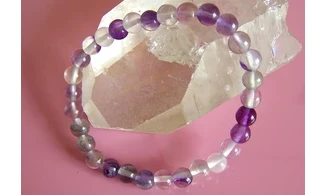 Fluorite Round beads bracelet