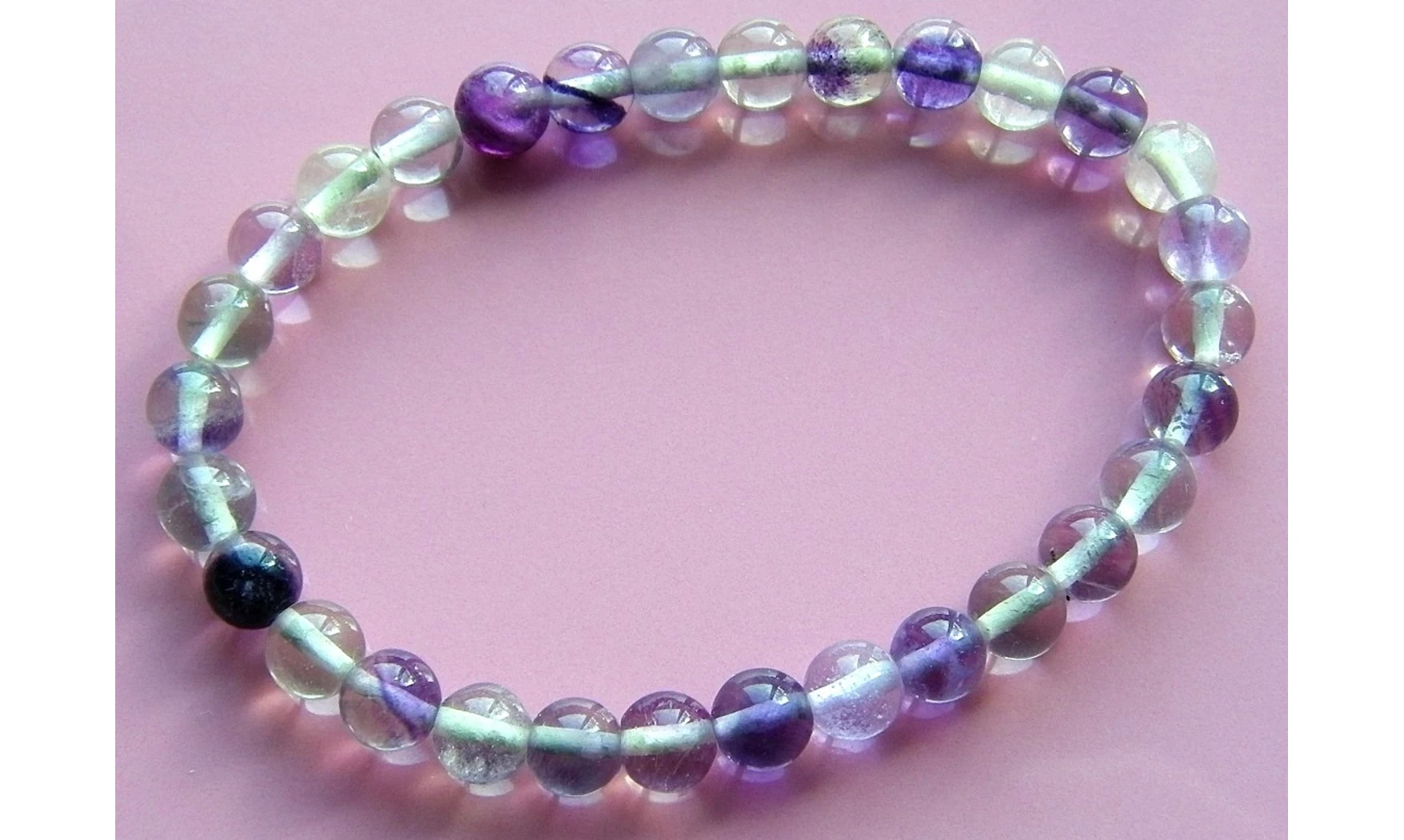Fluorine multicolore pierres bracelet