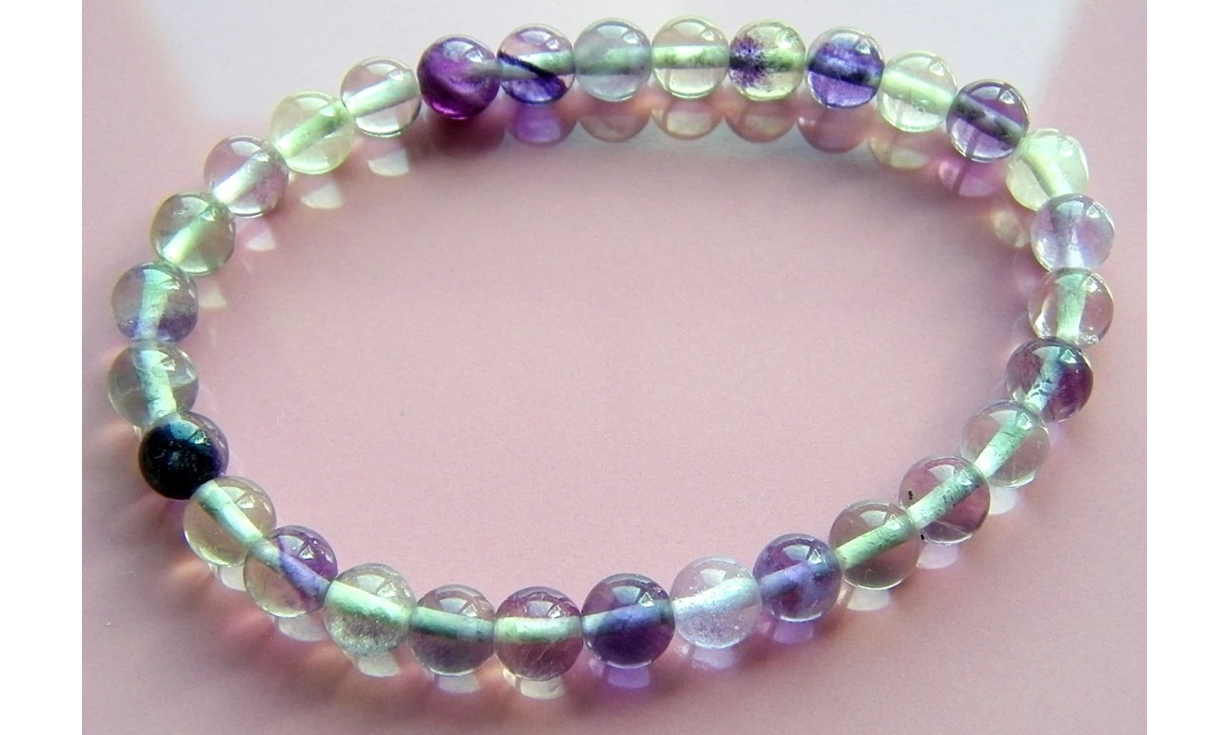 Fluorine multicolore pierres bracelet