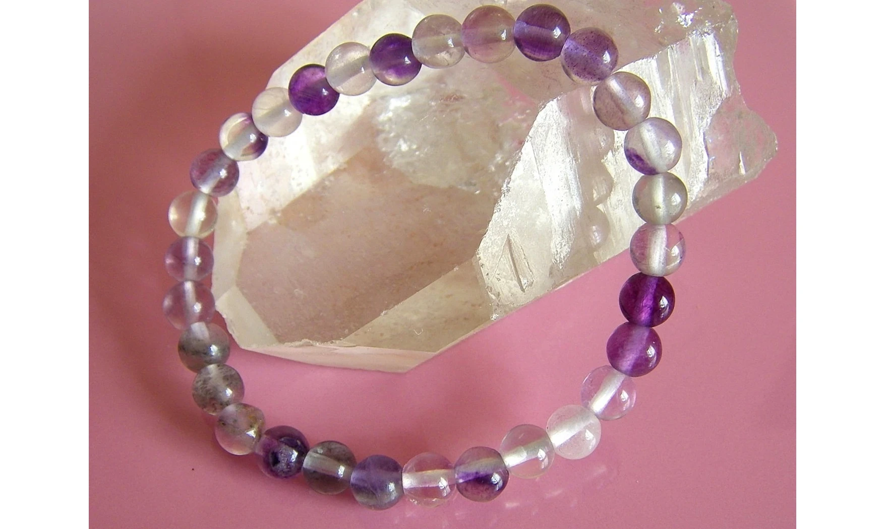 Fluorine multicolore pierres bracelet