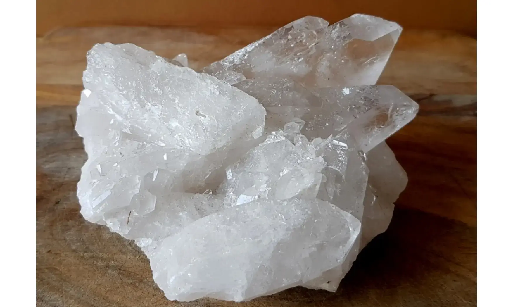 Cristal de roche Gerbe Pierre Brute 14