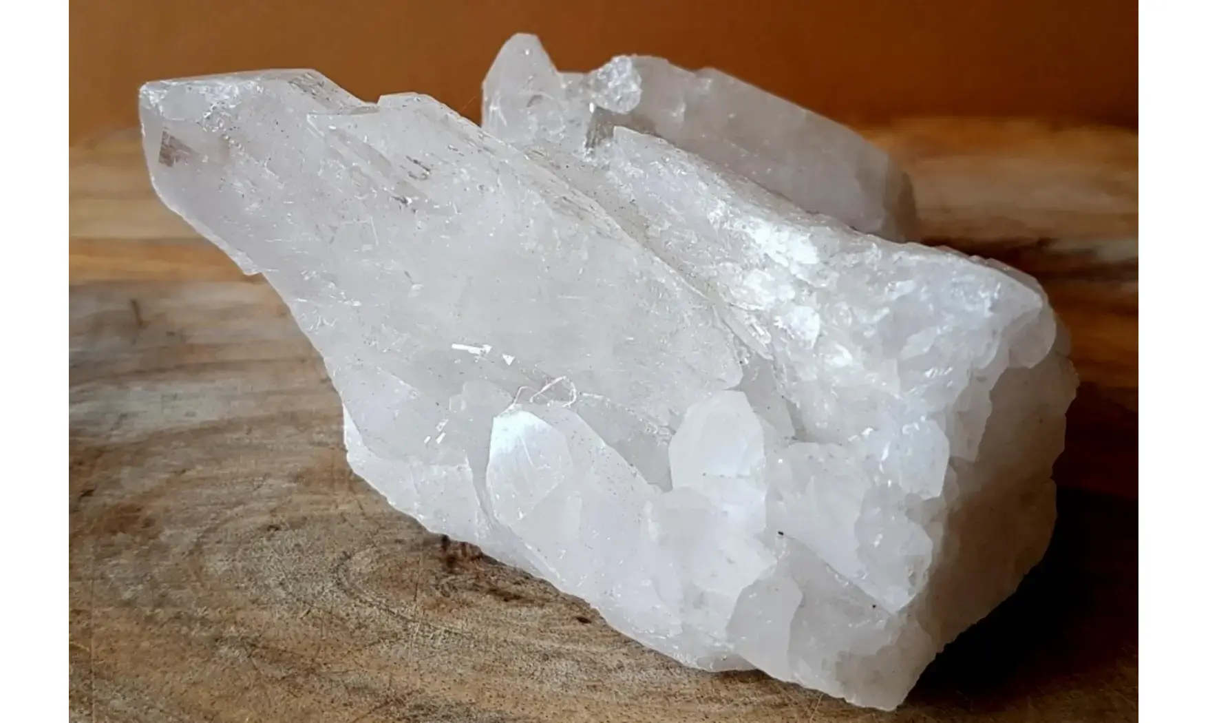 Cristal de roche Gerbe Pierre Brute 14