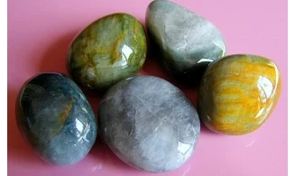 Tourmaline Cat's eye Tumbled Stone