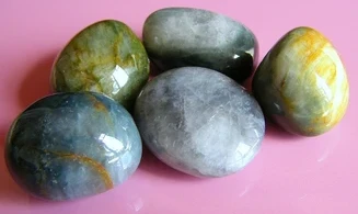 Tourmaline Cat's eye Tumbled Stone