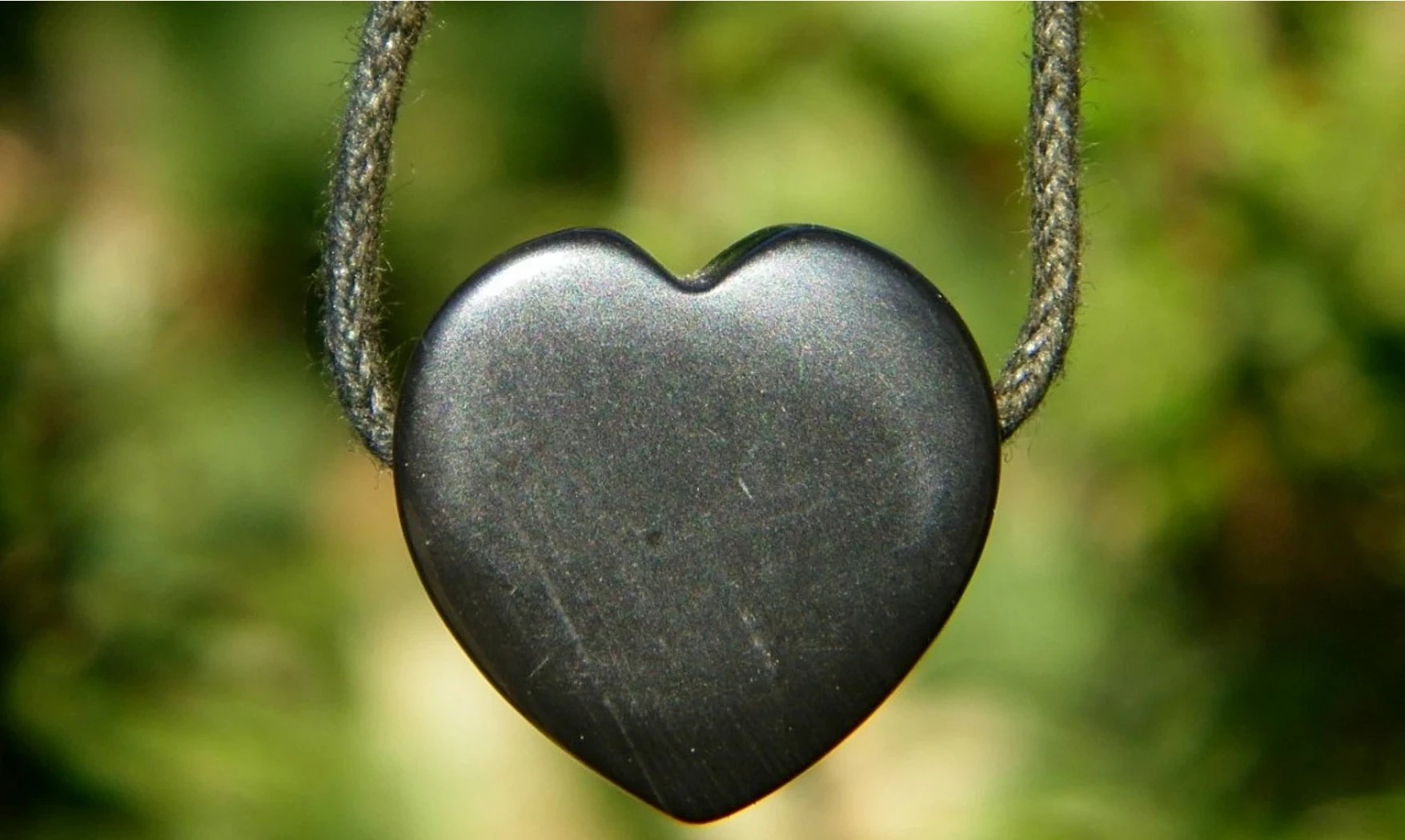 Coeur Onyx pierre pendentif