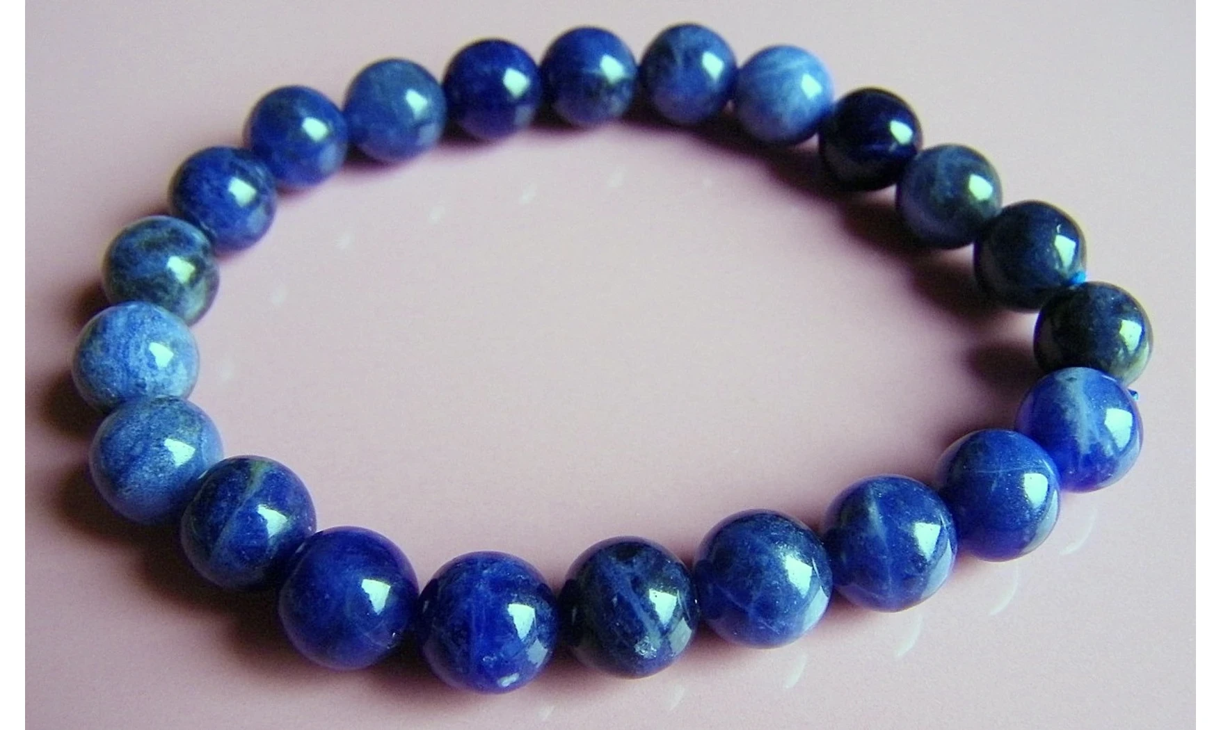 Sodalite pierres Boules bracelet