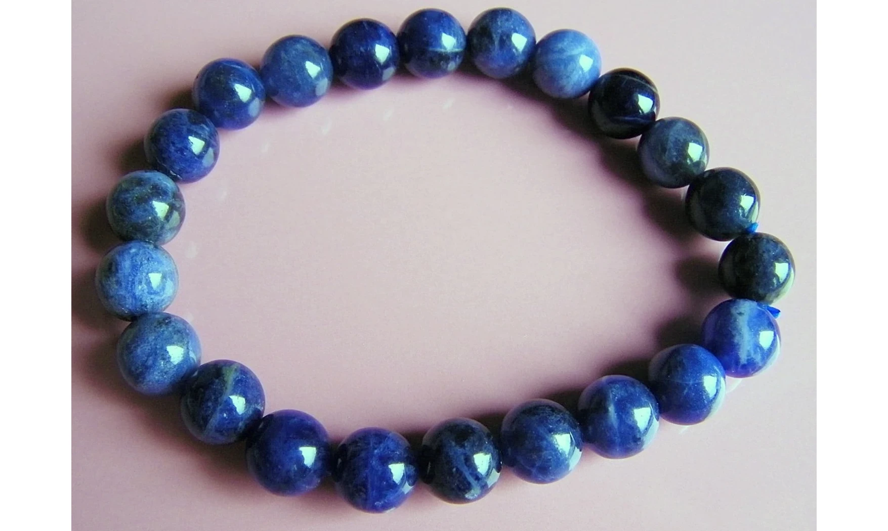 Sodalite pierres Boules bracelet