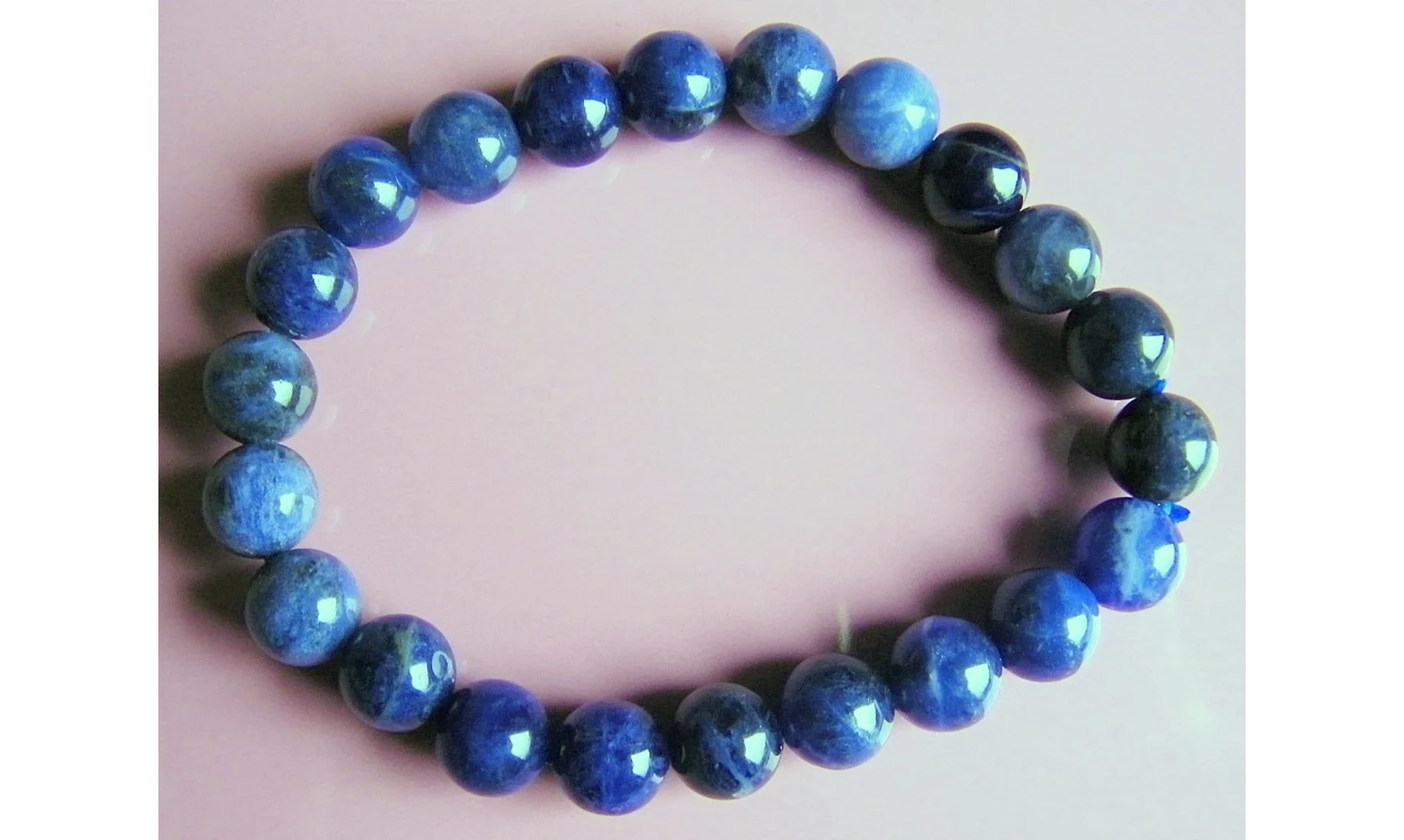Sodalite pierres Boules bracelet