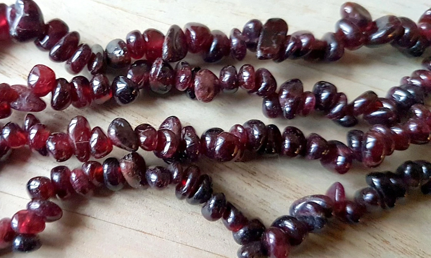 Garnet Chips Necklace