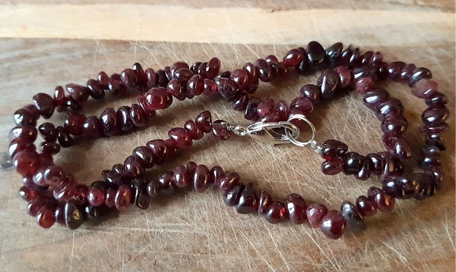 Garnet Chips Necklace