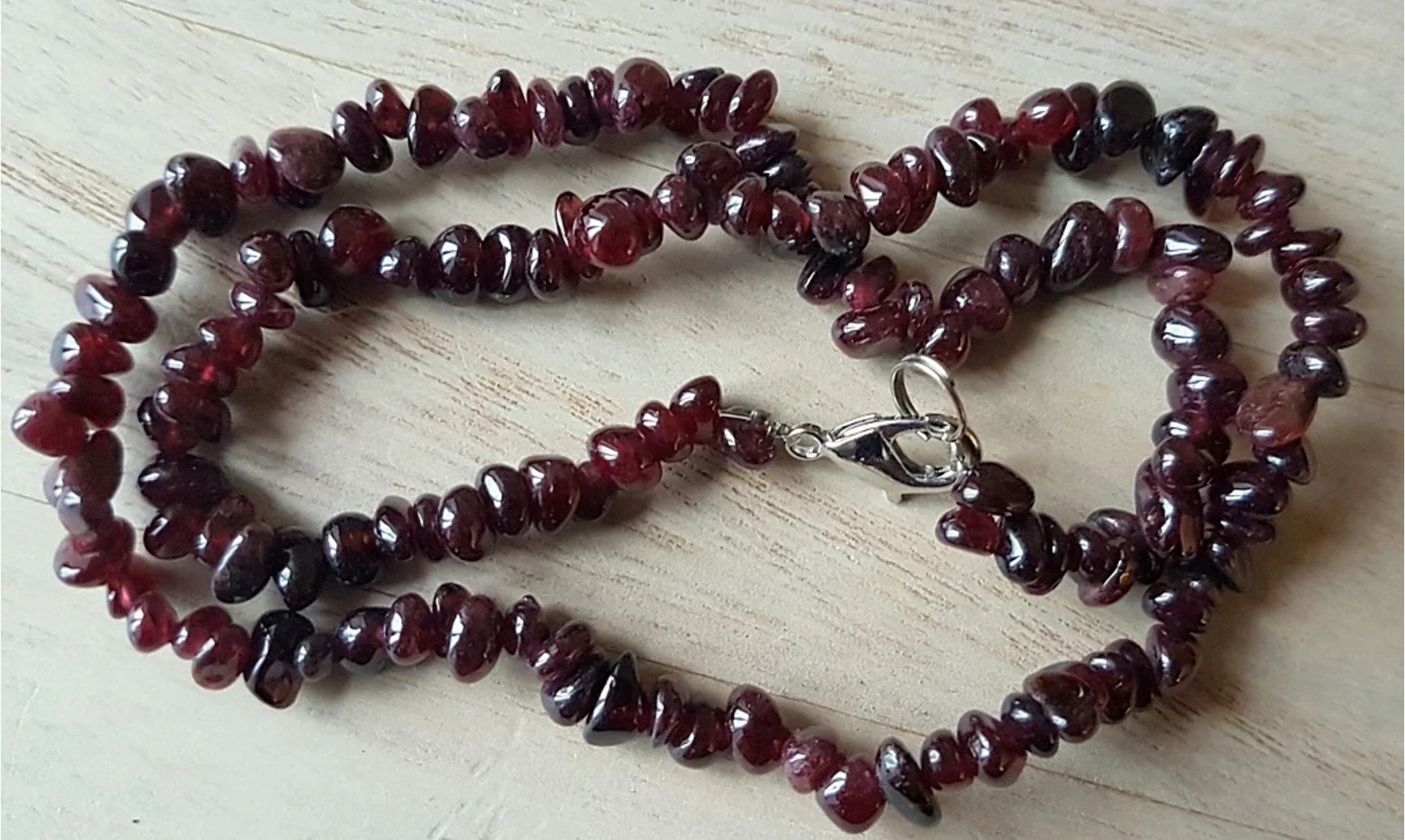 Garnet Chips Necklace