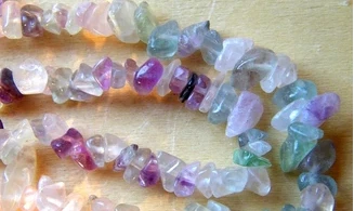 Rainbow Fluorite Chips Necklace