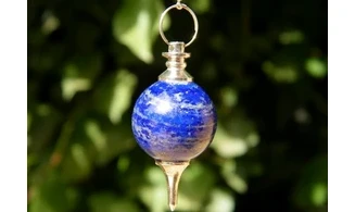 Lapis lazuli pierre pendule sphère