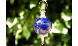 Lapis lazuli pierre pendule sphère
