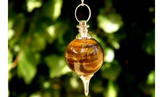 Tiger Eye Sphere Pendulum