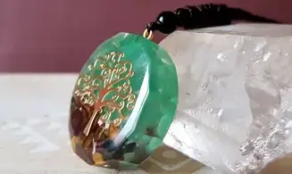 Oeil de Tigre Pendentif Orgonite