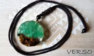 Oeil de Tigre Pendentif Orgonite