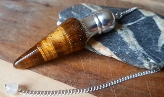 Tiger Eye cone pendulum