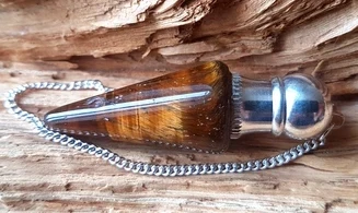 Tiger Eye cone pendulum