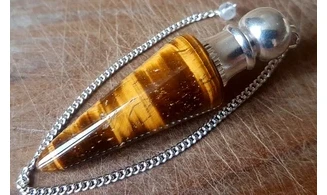 Tiger Eye cone pendulum