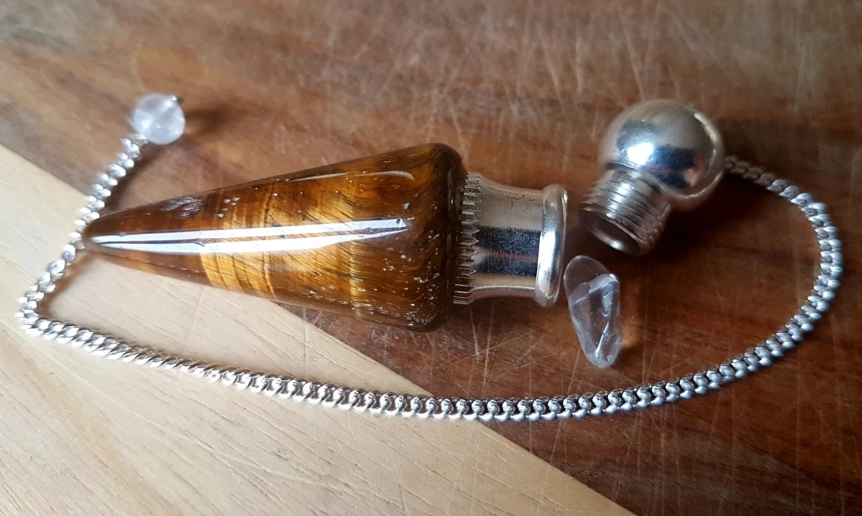 Tiger Eye cone pendulum