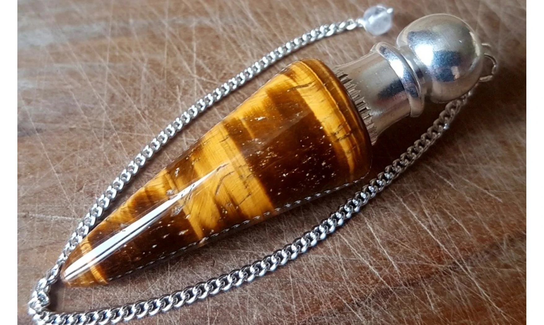 Tiger Eye cone pendulum