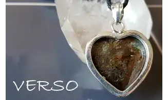 Bronzite pendentif & Argent