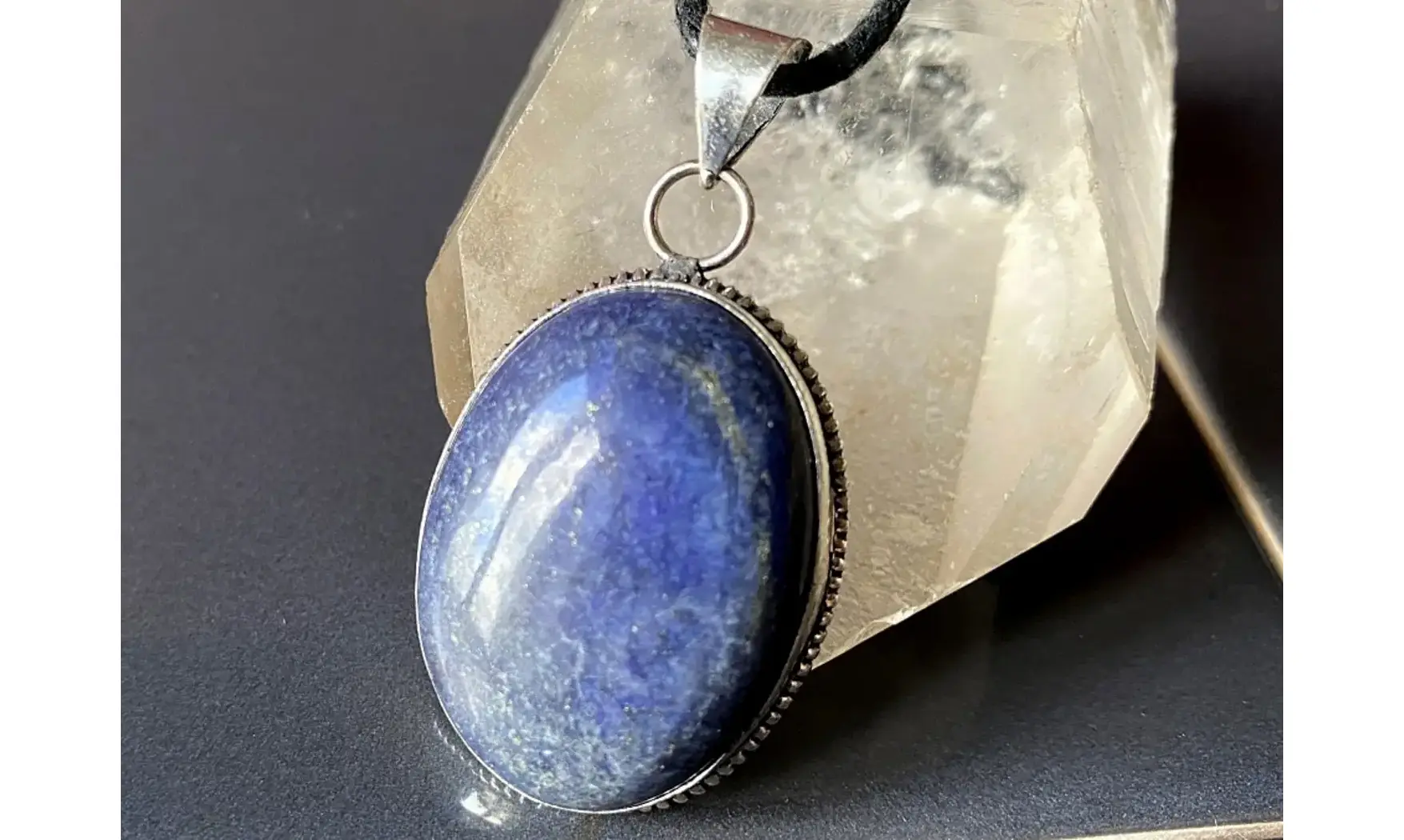 Lapis lazuli pendentif & Argent 6