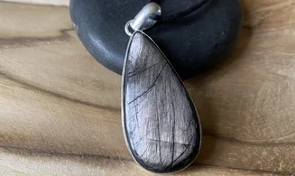 Gold Sheen Obsidian & 925 Silver plated