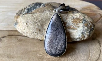 Gold Sheen Obsidian & 925 Silver plated