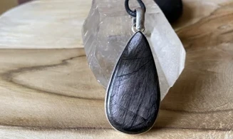 Gold Sheen Obsidian & 925 Silver plated
