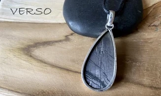 Gold Sheen Obsidian & 925 Silver plated