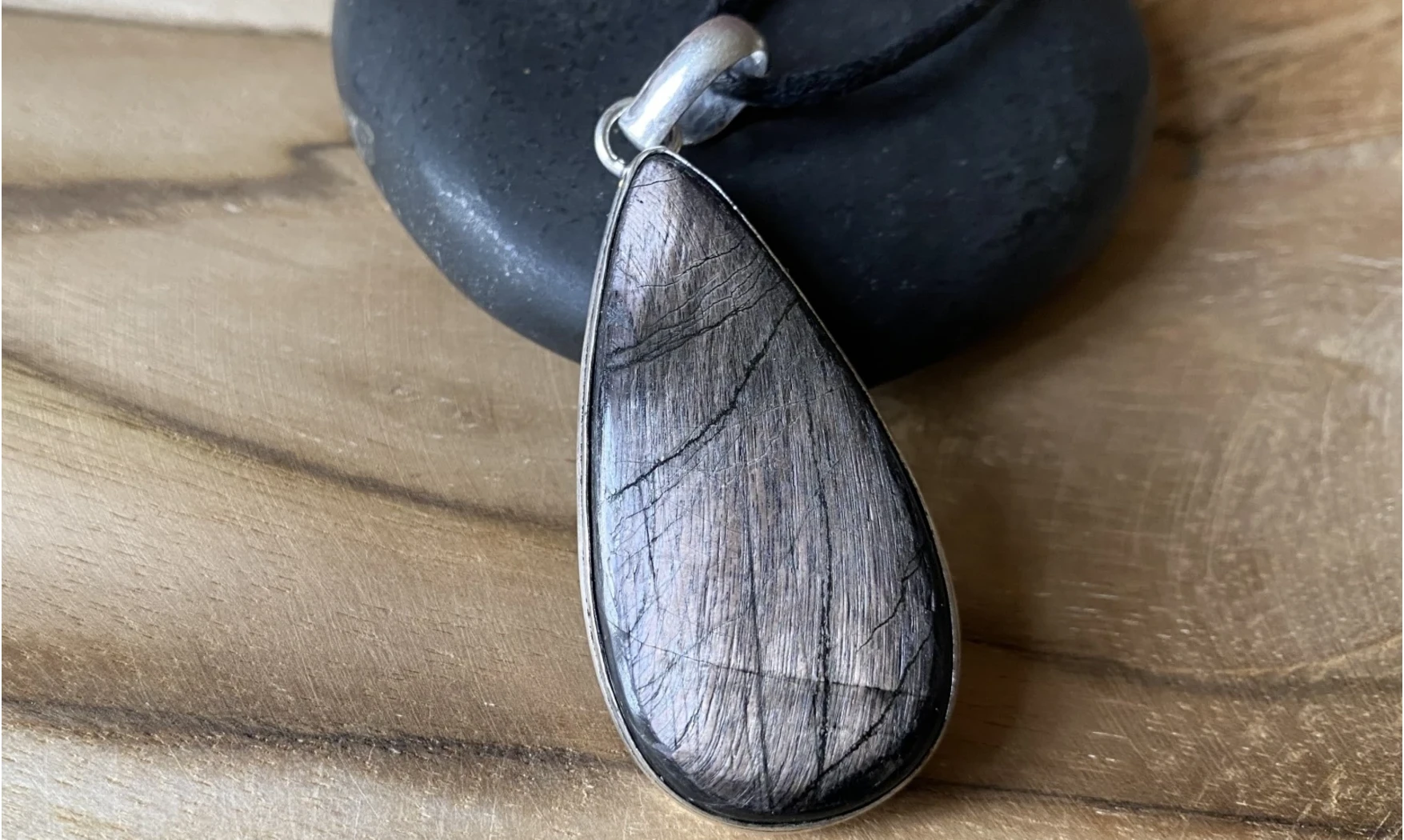 Gold Sheen Obsidian & 925 Silver plated