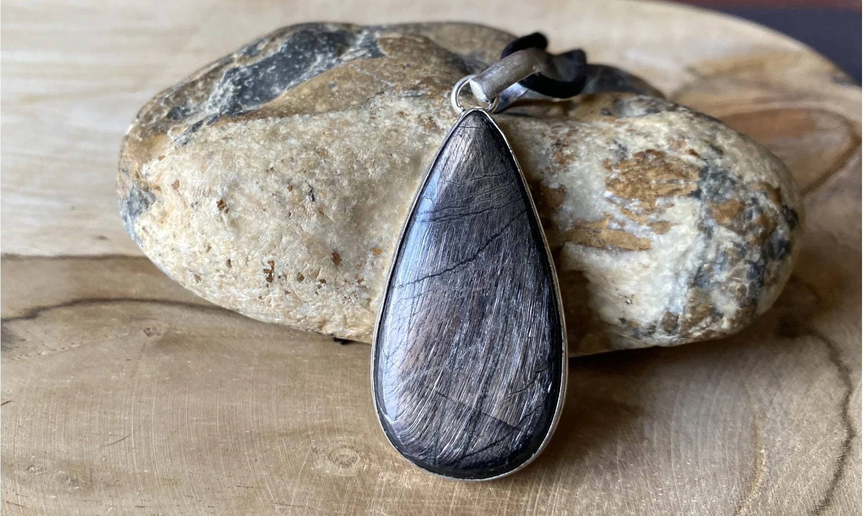 Gold Sheen Obsidian & 925 Silver plated