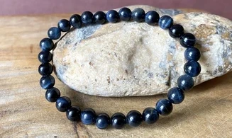 Oeil de Faucon pierres Boules bracelet