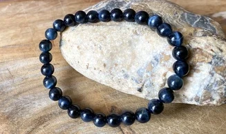 Oeil de Faucon pierres Boules bracelet