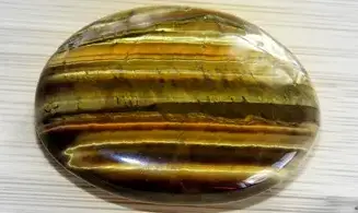 Tiger Eye Palm Stone