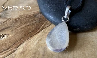 Pierre de Lune pendentif & Argent 6