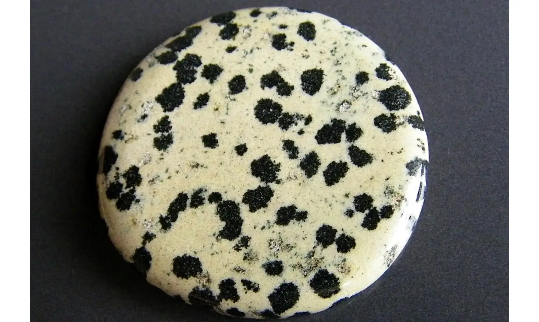 Jaspe Dalmatien Galet pierre plate