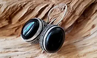 Onyx Noir pierre BO Argent