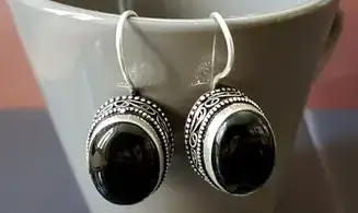 Onyx Noir pierre BO Argent