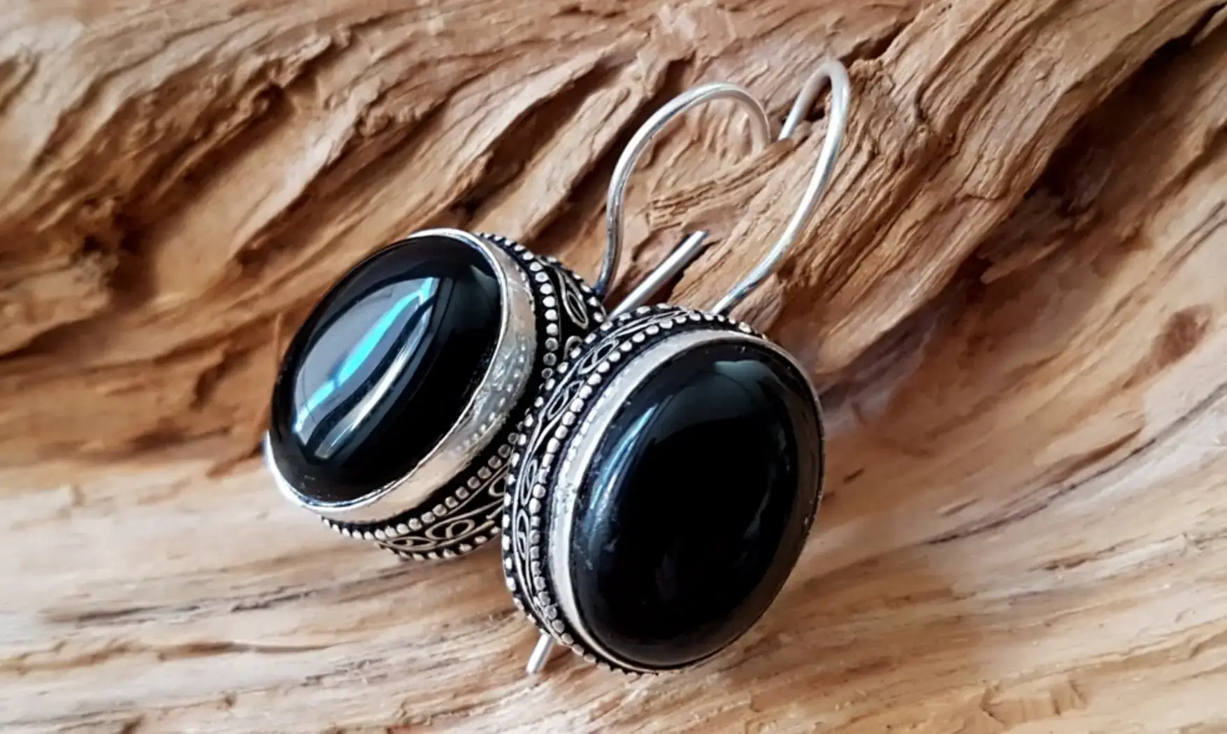 Onyx Noir pierre BO Argent