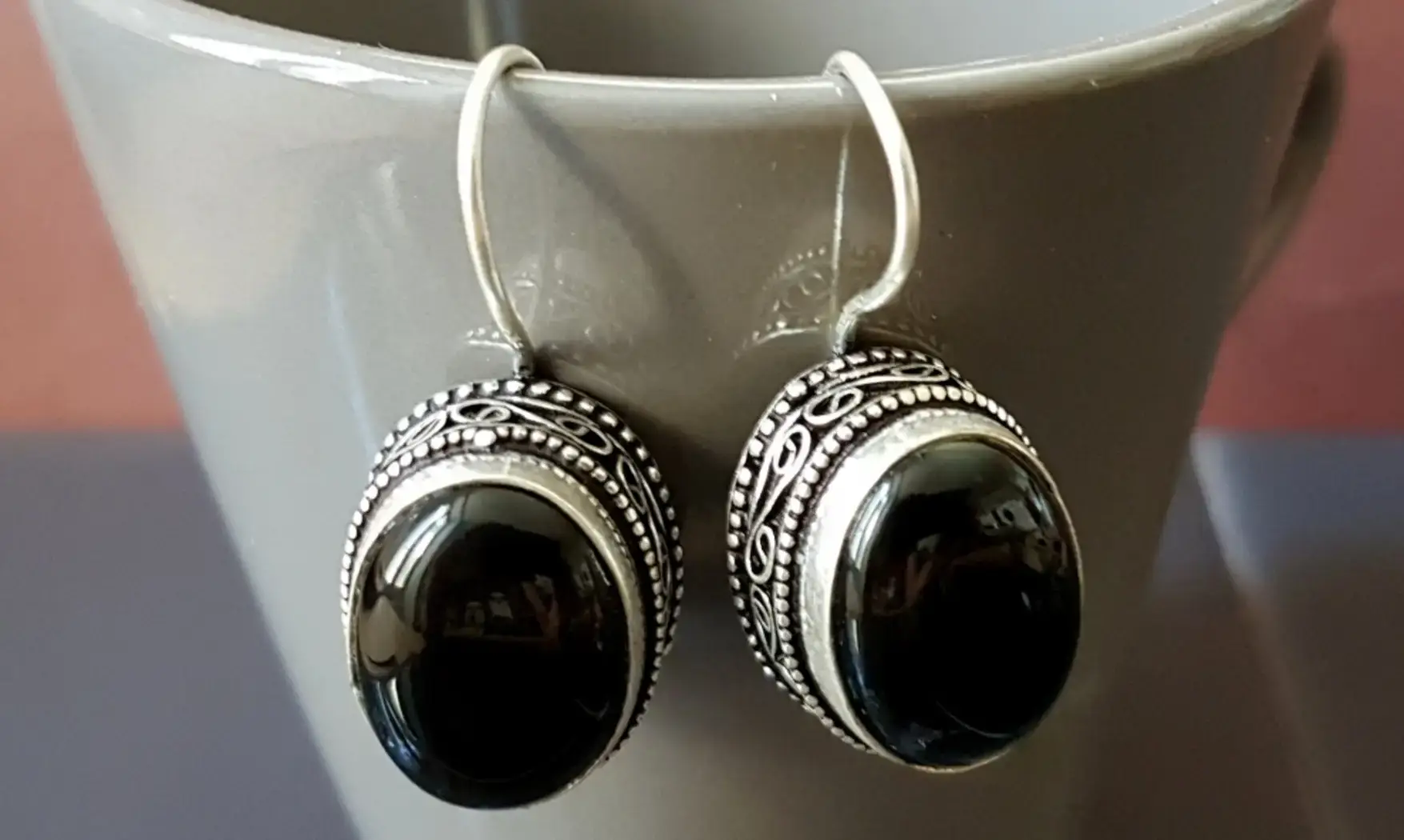 Onyx Noir pierre BO Argent
