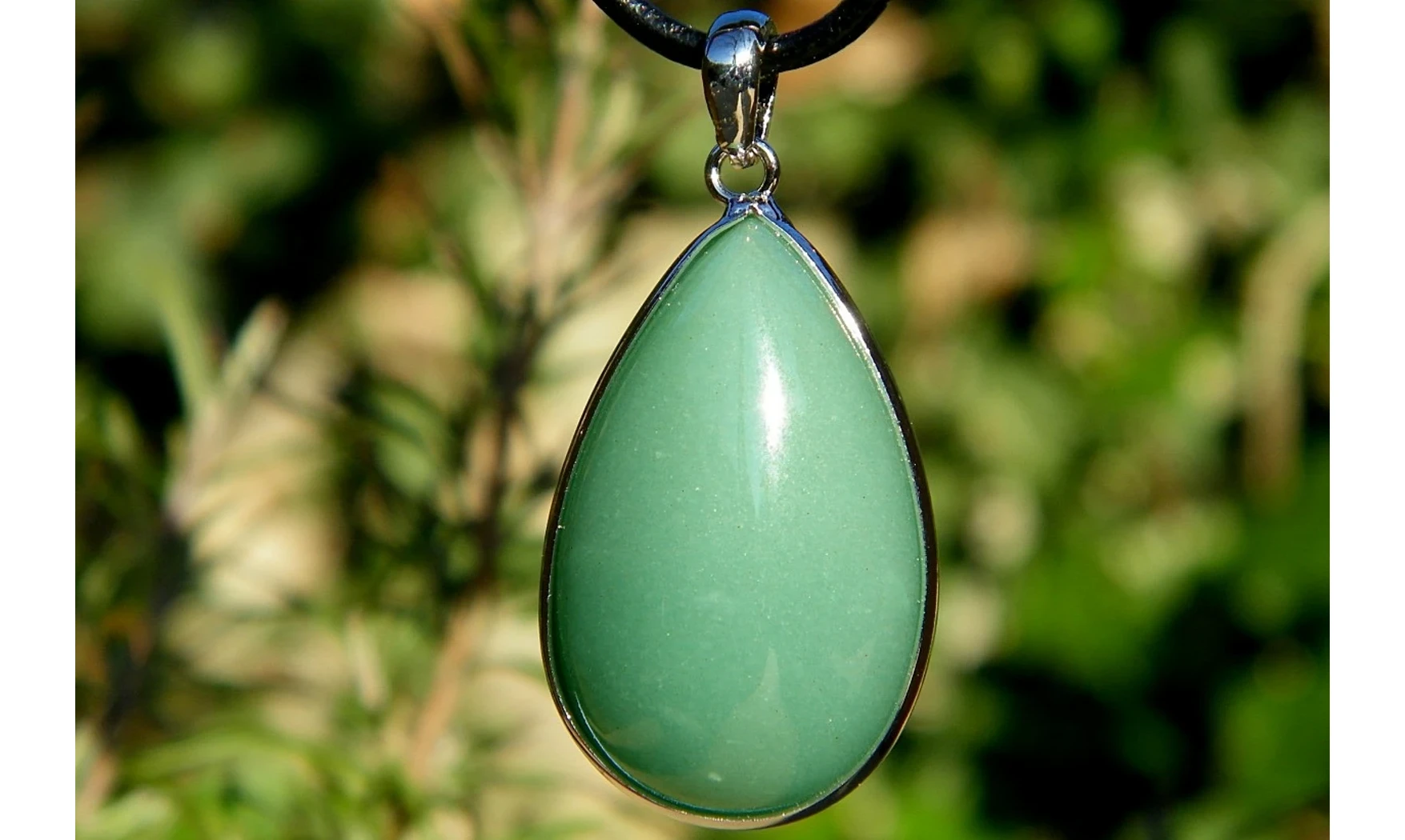 Green Aventurine Cabochon pendant